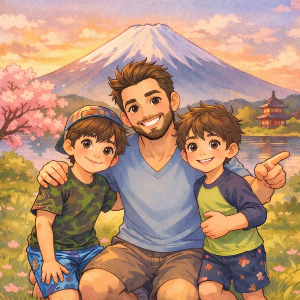 Daddy In Japan cover